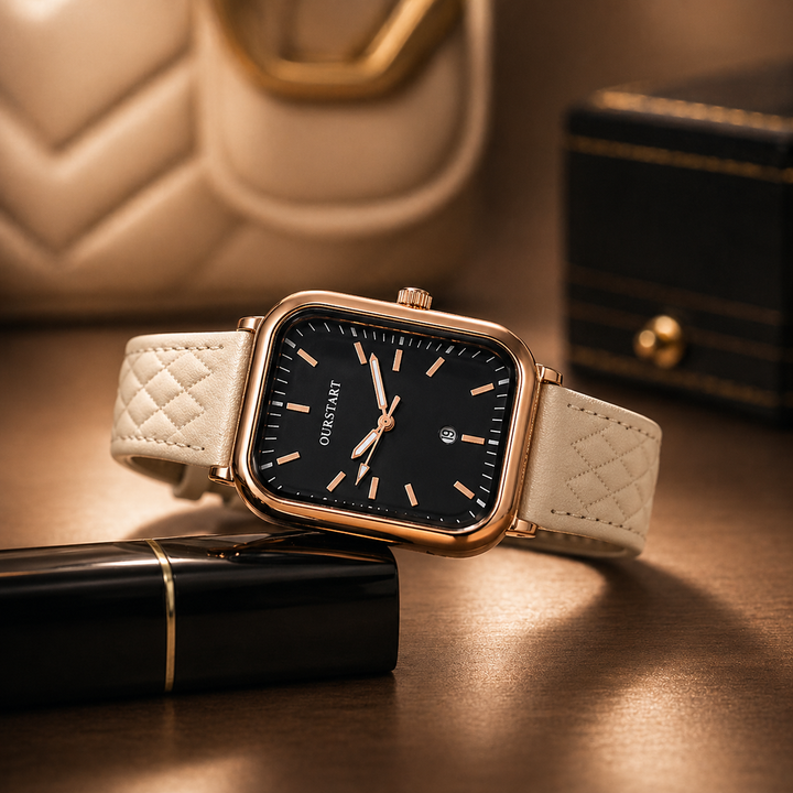 Aviana Leather Wristwatch