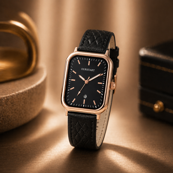 Aviana Leather Wristwatch
