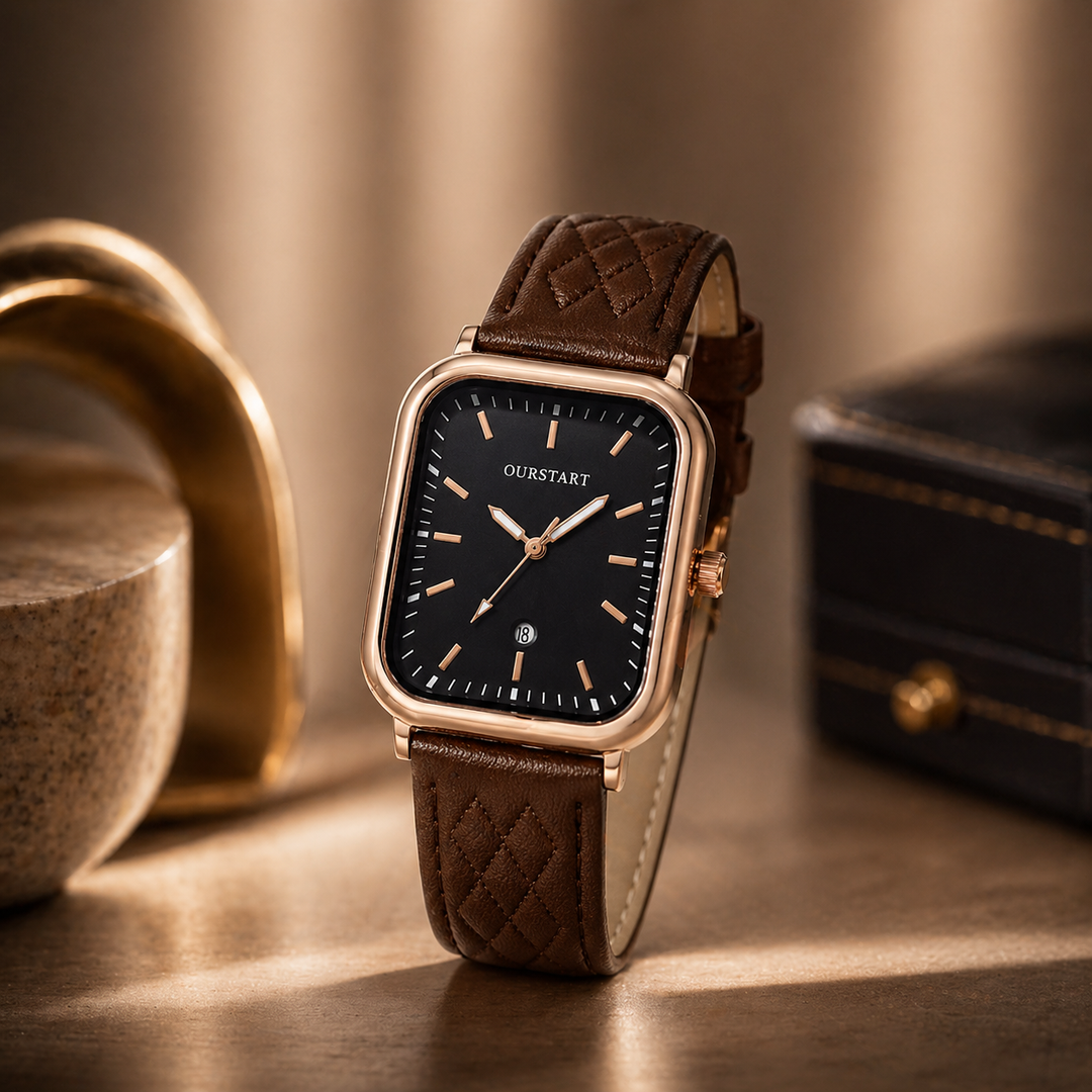Aviana Leather Wristwatch