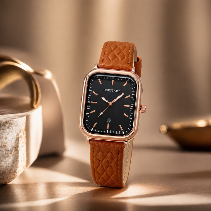 Aviana Leather Wristwatch