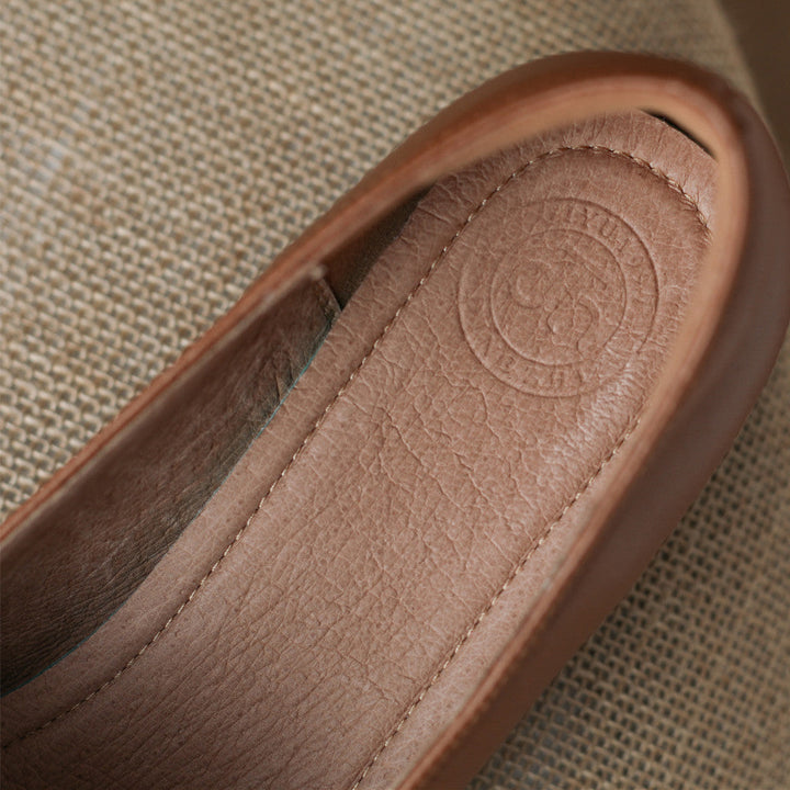 Marcella Genuine Leather Heels