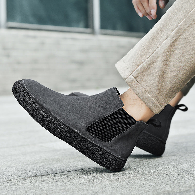 Ridge Suede Chelsea Boots