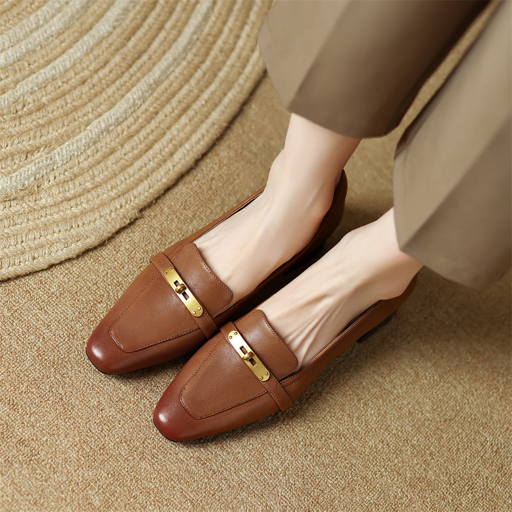 Marcella Genuine Leather Heels