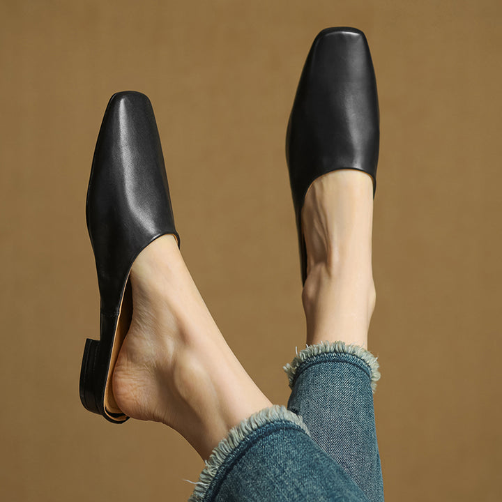 Matera Leather Mules