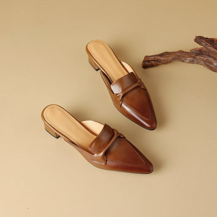 Antonia Leather Mules