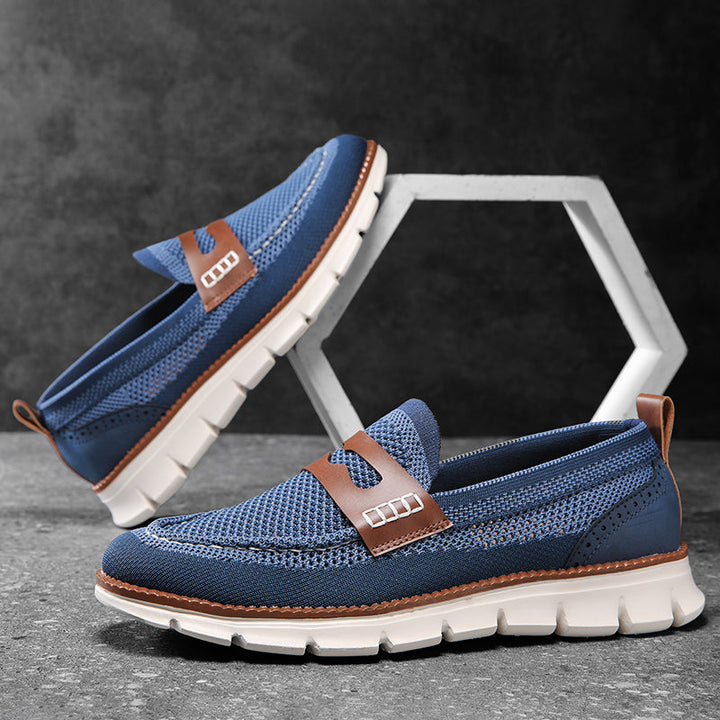 Ridge Mesh Loafers