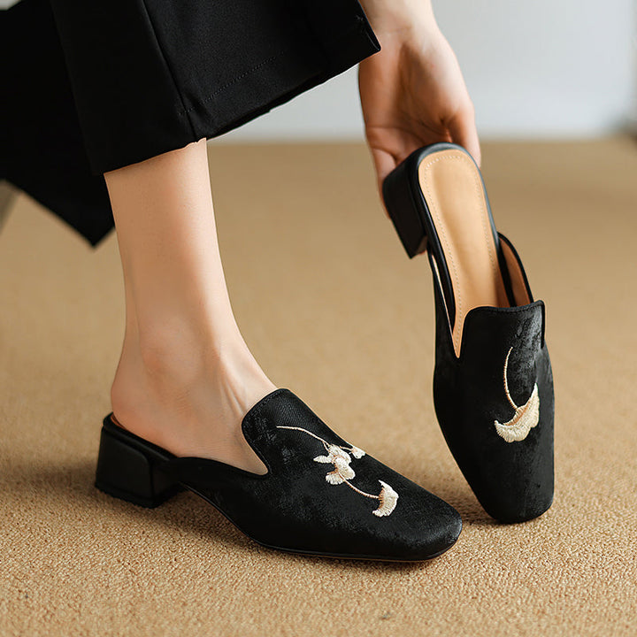 Solea Velvet Mules