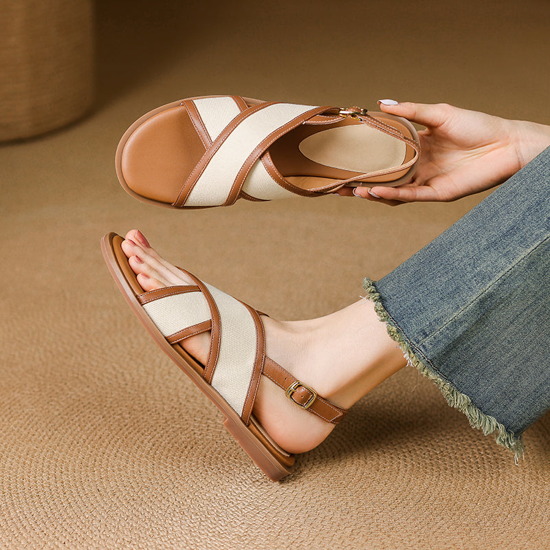 Milana Leather Sandals