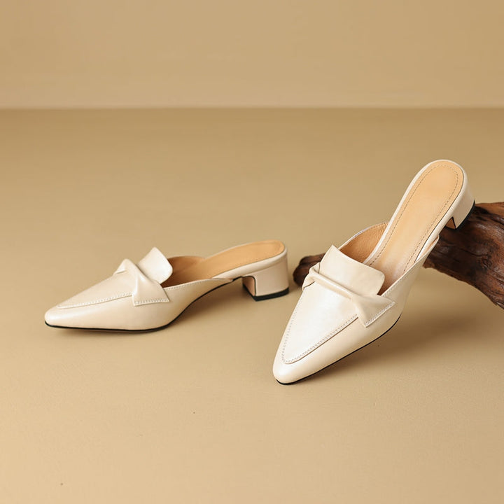 Antonia Leather Mules