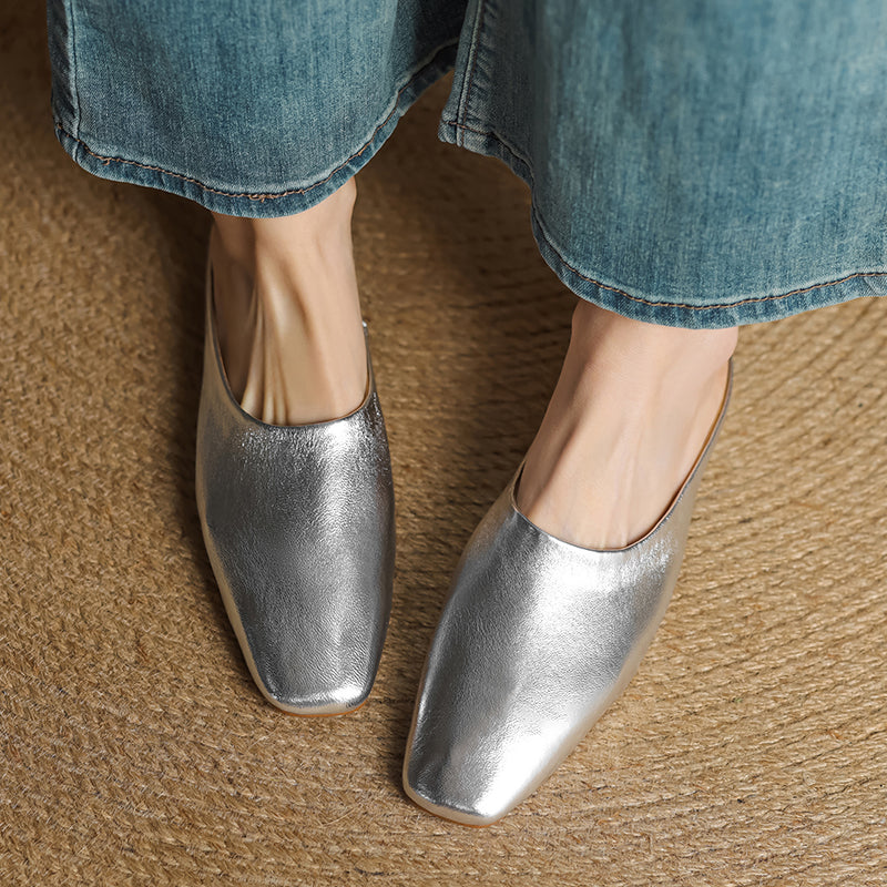 Matera Leather Mules