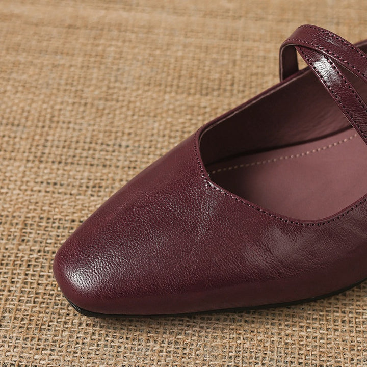 Renelle Genuine Leather Mules