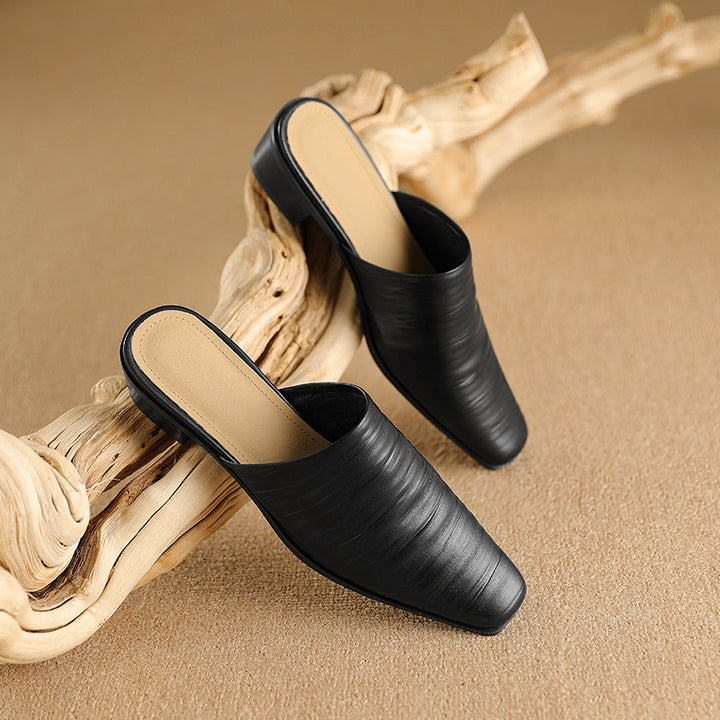 Melrose Genuine Leather Mules