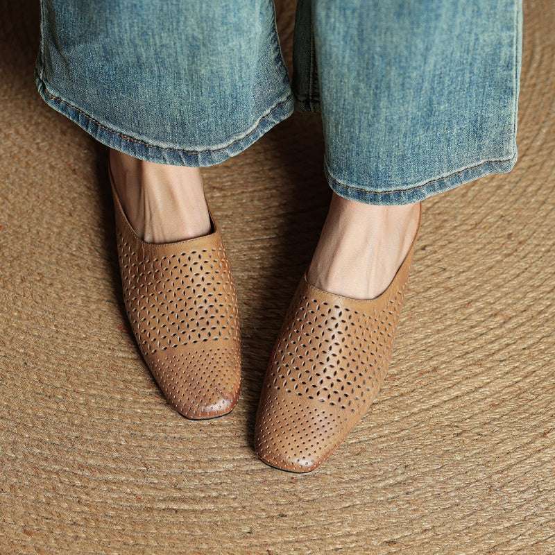 Mabel Leather Mules