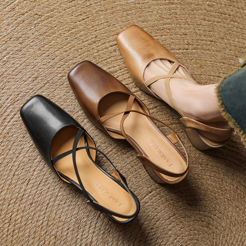 Paloma Leather Heels