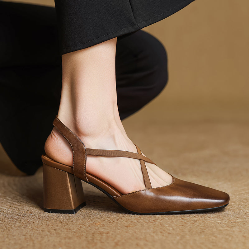Paloma Leather Heels