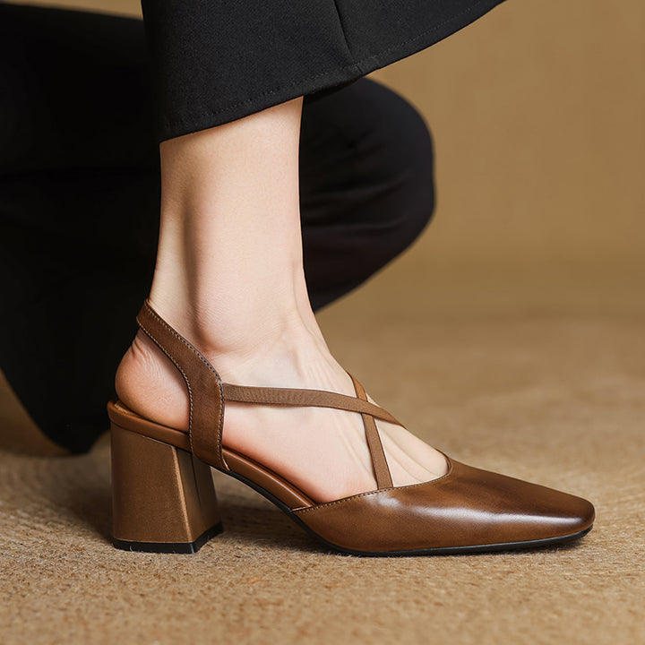 Paloma Leather Heels