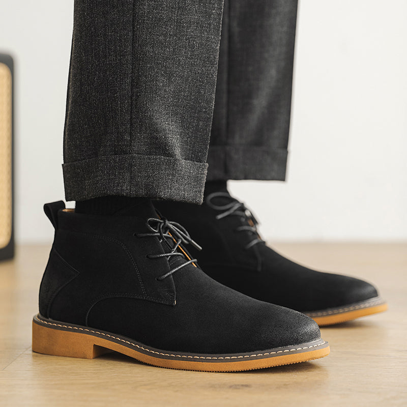 Halston Suede Boots
