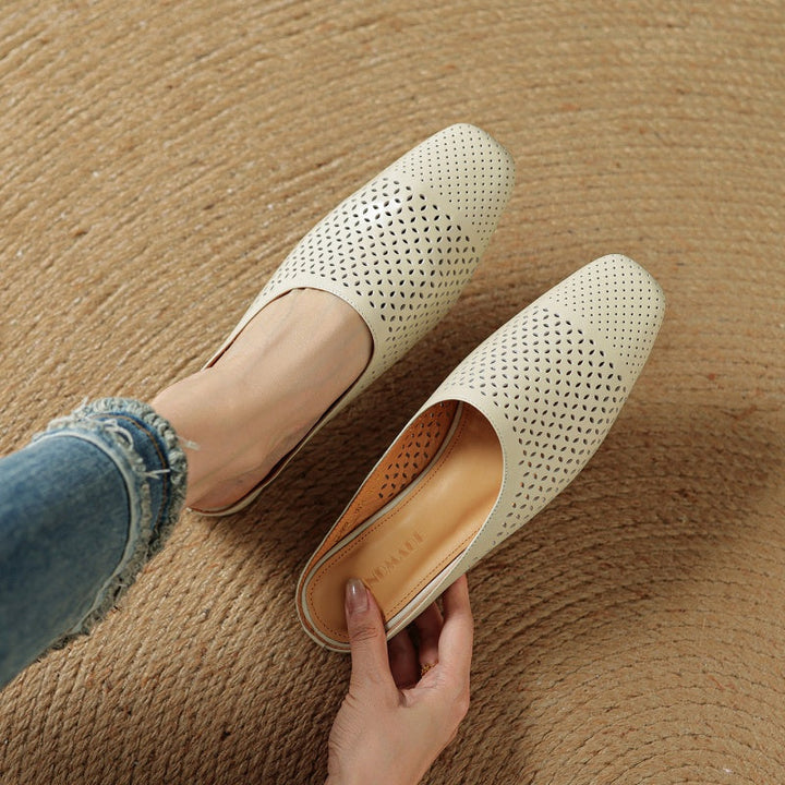Mabel Leather Mules