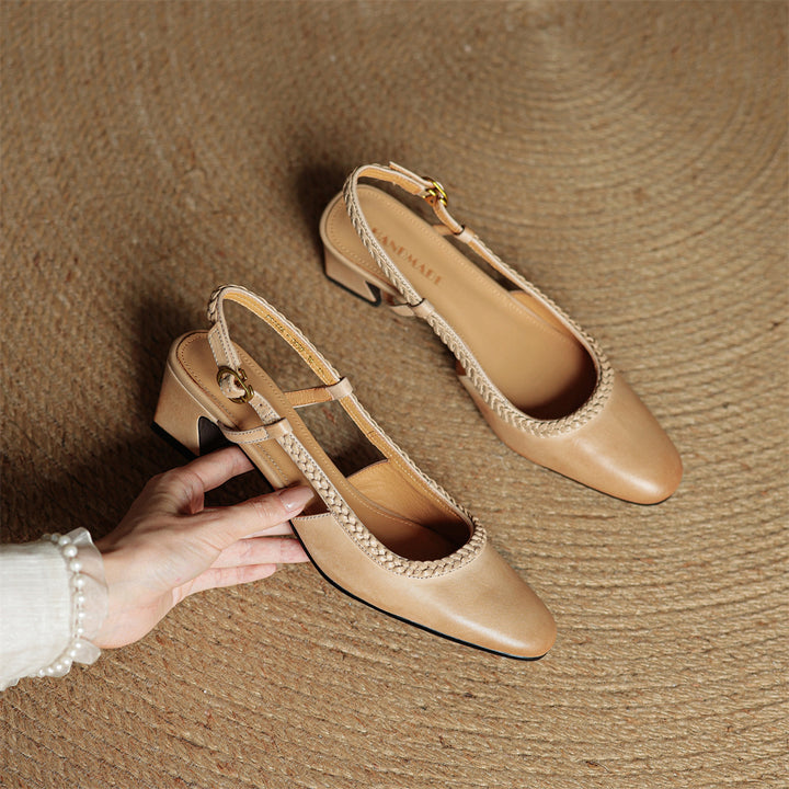 Calesa Leather Heels