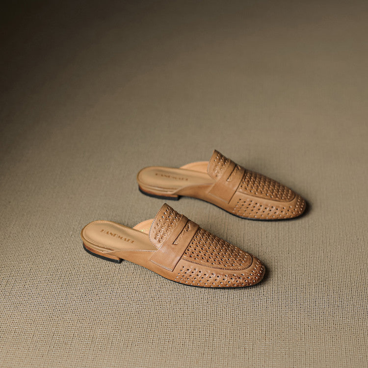 Lindos Leather Mules