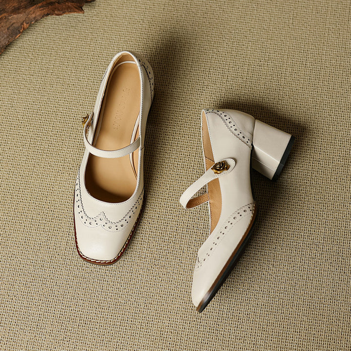 Nerana Leather Heels