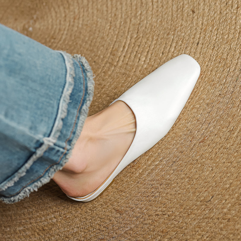 Matera Leather Mules