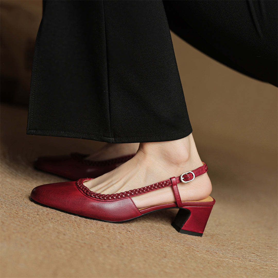 Calesa Leather Heels