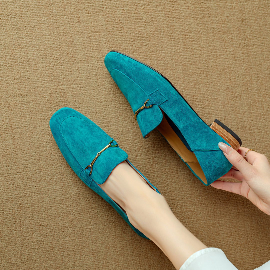 Monica Suede Loafers
