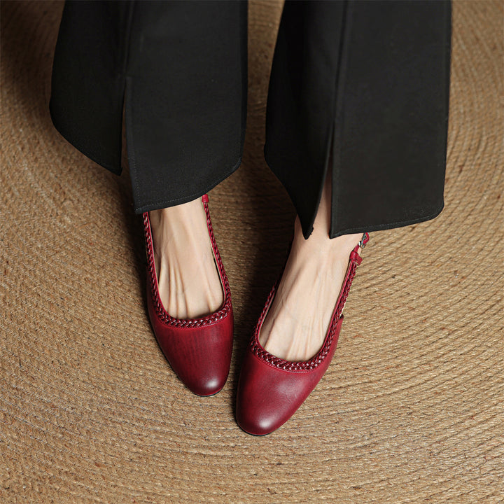 Calesa Leather Heels