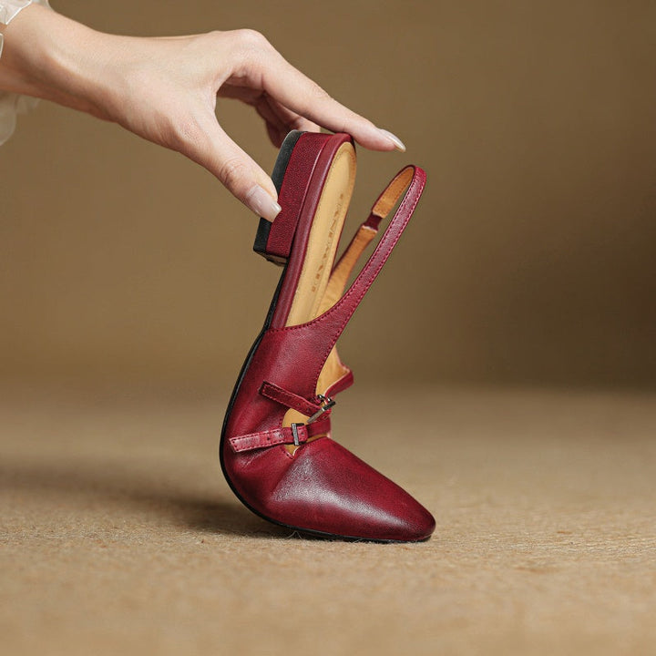 Paris Leather Flats
