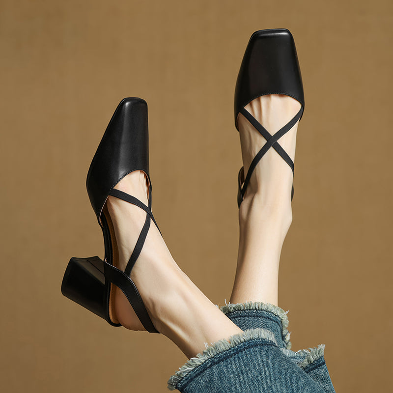 Paloma Leather Heels