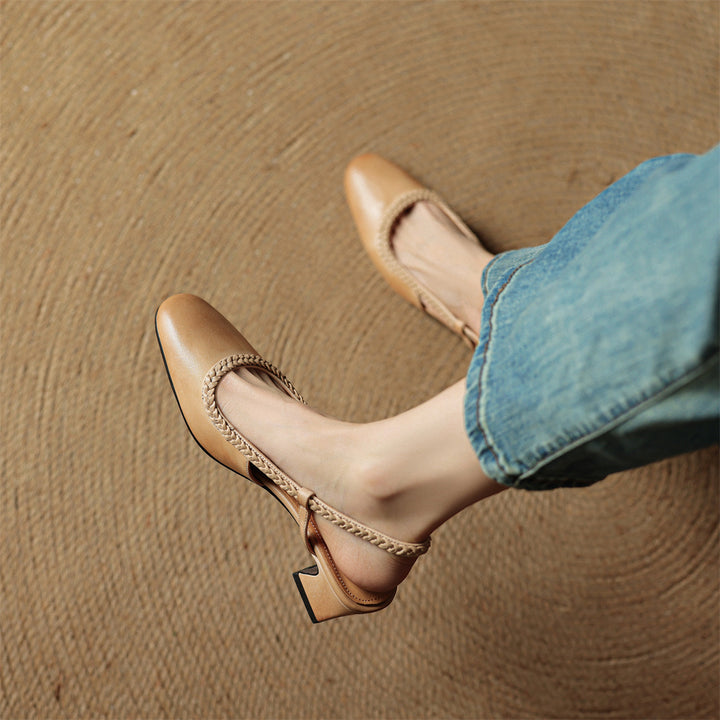 Calesa Leather Heels