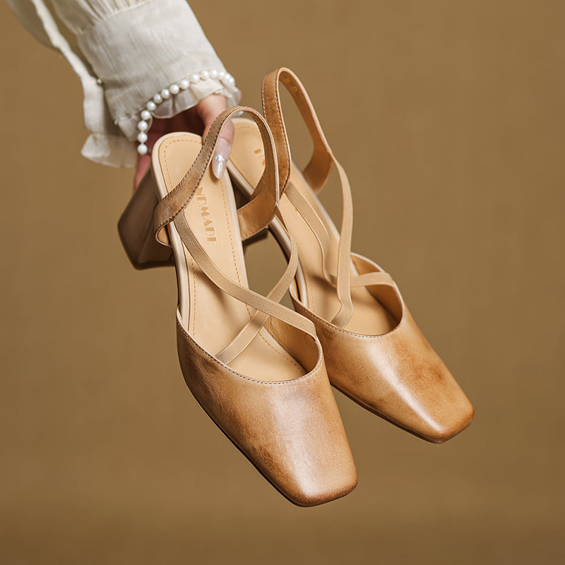 Paloma Leather Heels