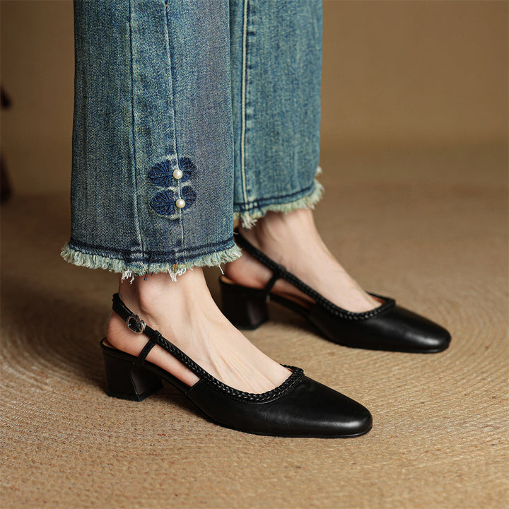 Calesa Leather Heels