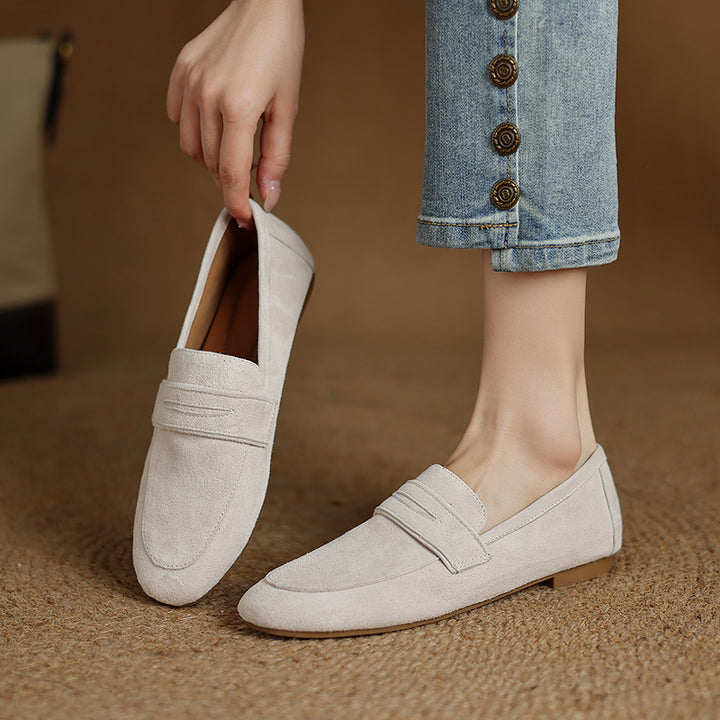 Elara Suede Loafers