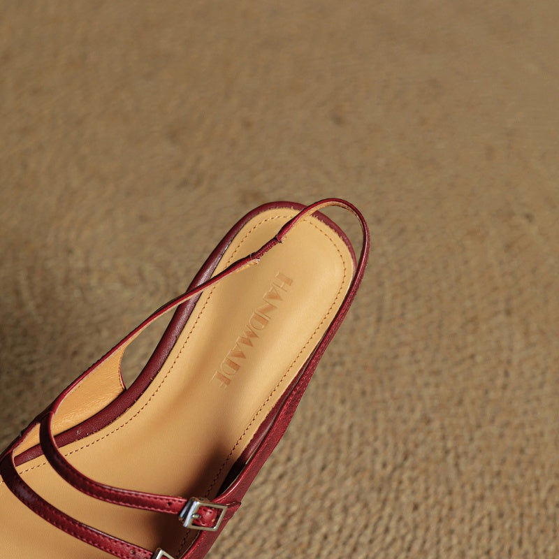 Paris Leather Flats