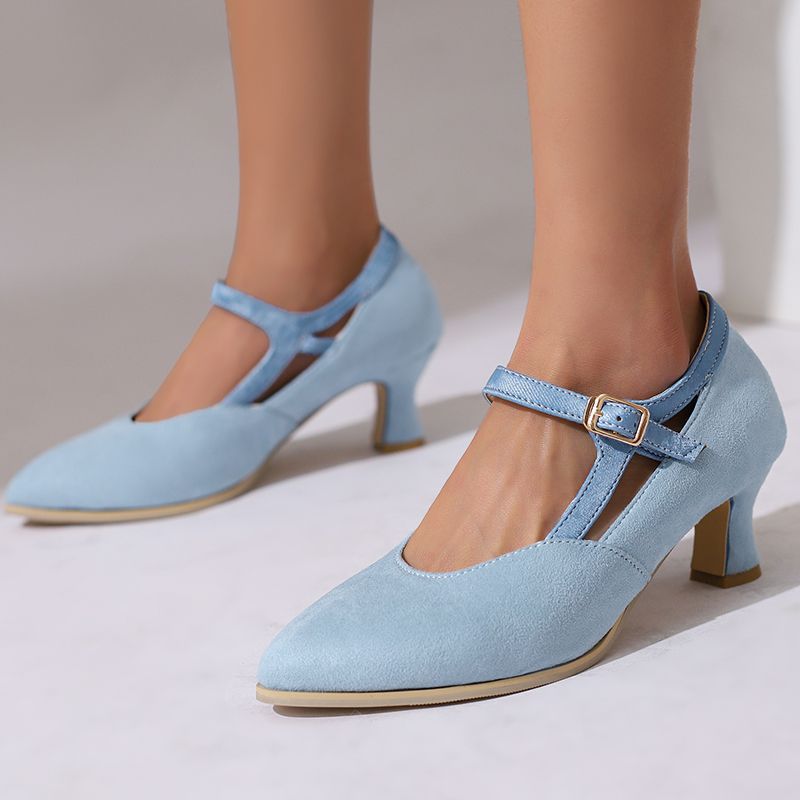 Charlotte Suede Heels