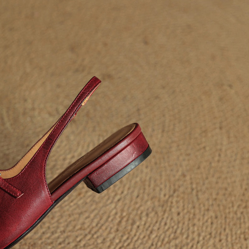 Paris Leather Flats