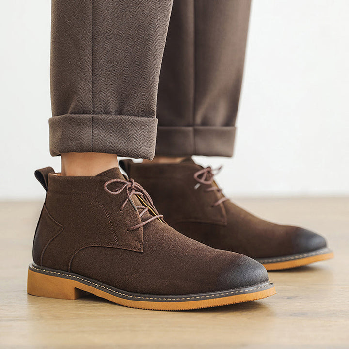 Halston Suede Boots