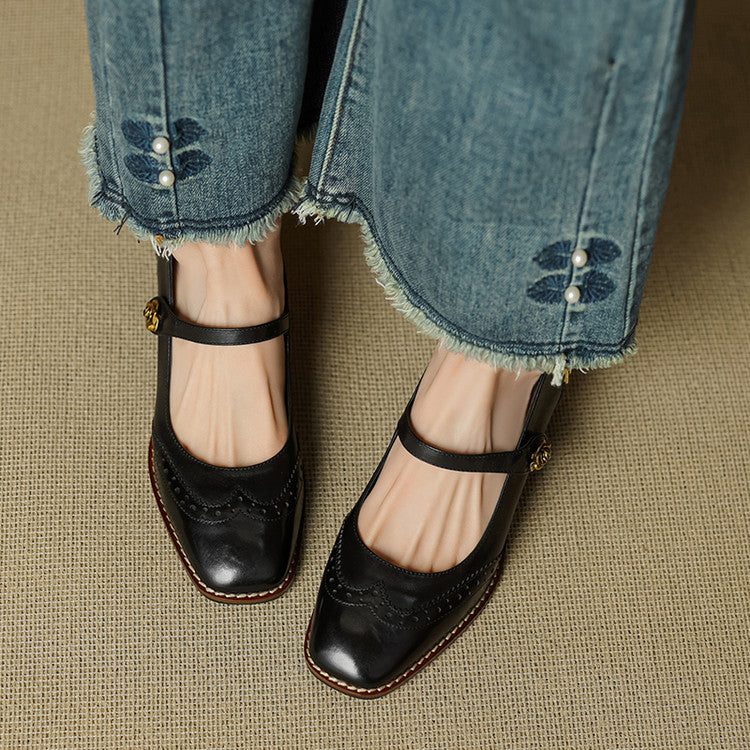 Nerana Leather Heels