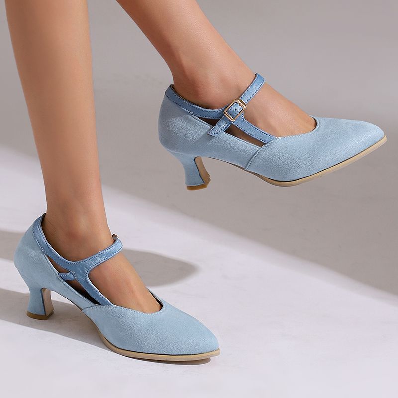Charlotte Suede Heels