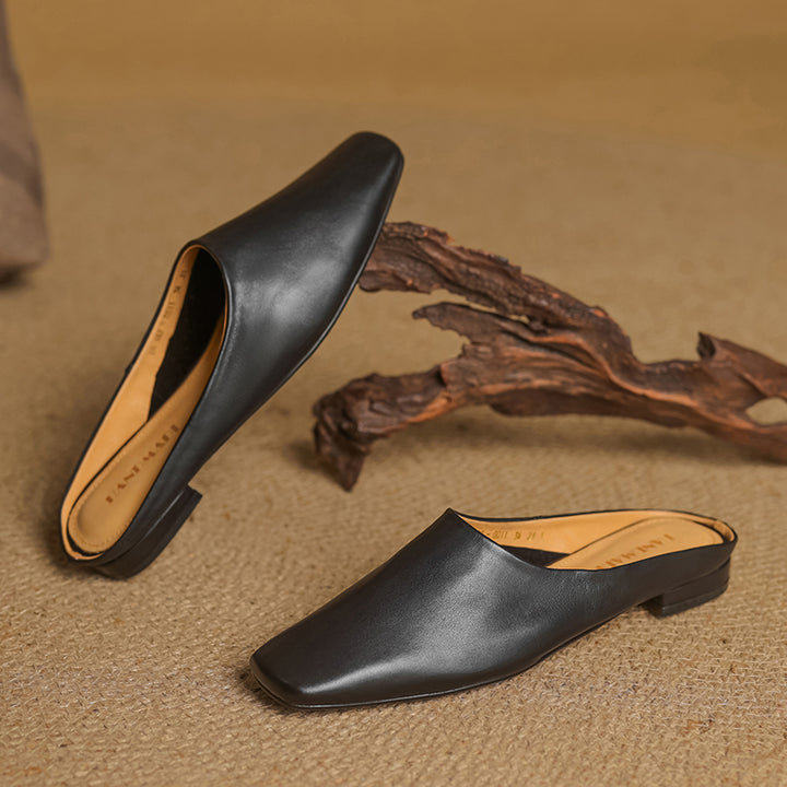 Matera Leather Mules