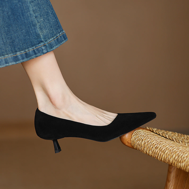 Spoleto Suede Pumps