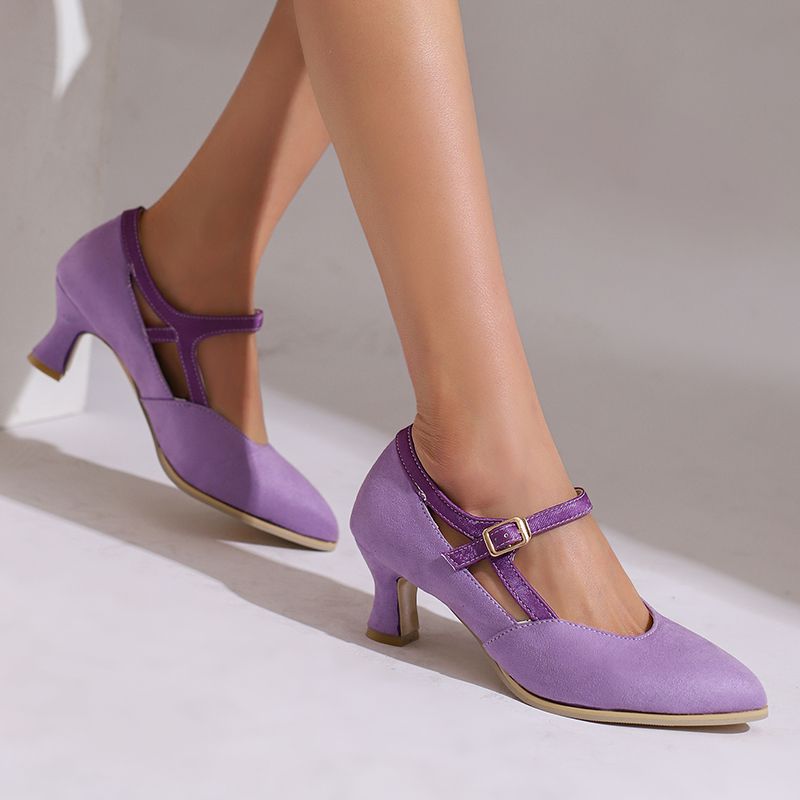 Charlotte Suede Heels