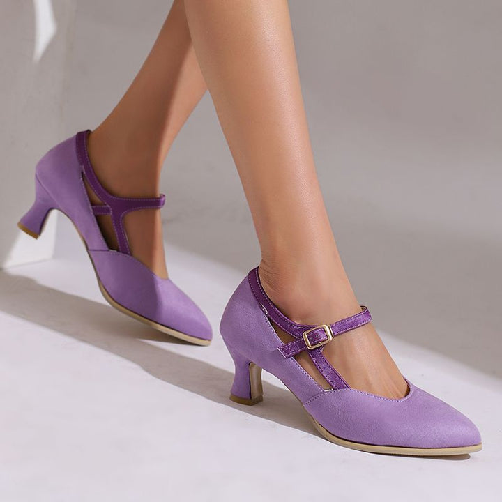 Charlotte Suede Heels
