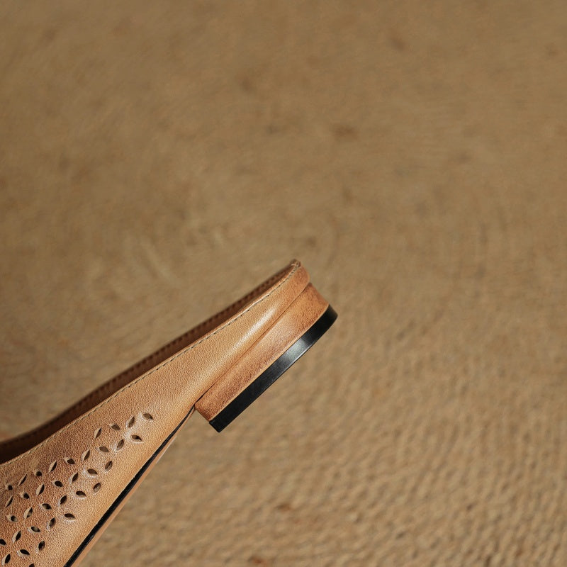 Mabel Leather Mules