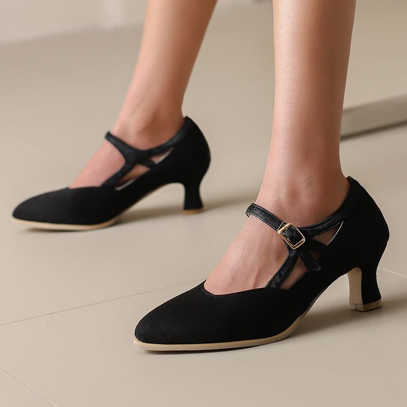 Charlotte Suede Heels