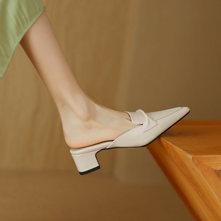 Antonia Leather Mules