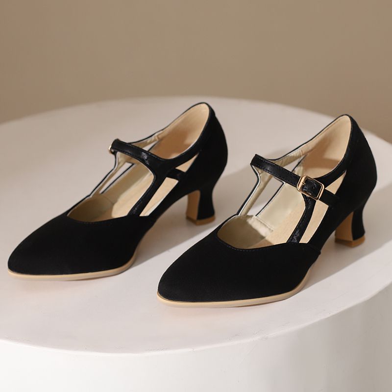 Charlotte Suede Heels