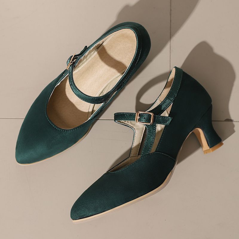 Charlotte Suede Heels